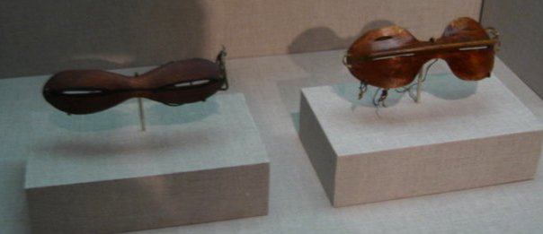 Gafas de nieve de madera