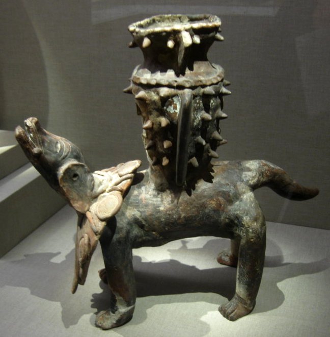 quemador de incienso maya